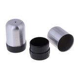 Maxbell 2pcs Stainless Steel Spice Shaker BBQ Condiment Seasoning Box Dispenser 1 Hole S