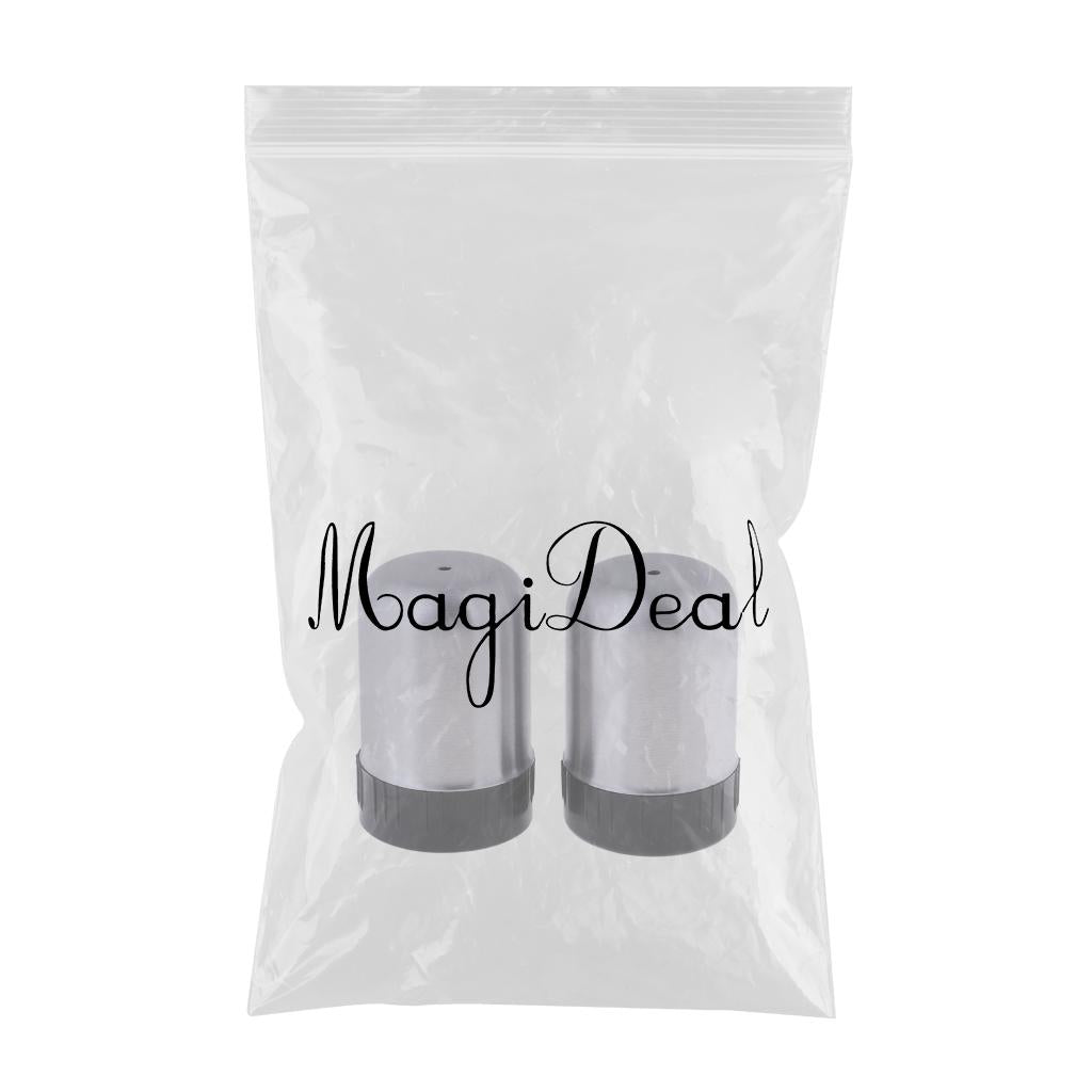 Maxbell 2pcs Stainless Steel Spice Shaker BBQ Condiment Seasoning Box Dispenser 1 Hole S