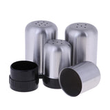 Maxbell 2pcs Stainless Steel Spice Shaker BBQ Condiment Seasoning Box Dispenser 1 Hole S