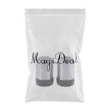 Maxbell 2pcs Stainless Steel Spice Shaker BBQ Condiment Seasoning Box Dispenser 5 Holes S