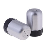 Maxbell 2pcs Stainless Steel Spice Shaker BBQ Condiment Seasoning Box Dispenser 5 Holes S