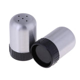 Maxbell 2pcs Stainless Steel Spice Shaker BBQ Condiment Seasoning Box Dispenser 5 Holes S