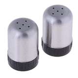 Maxbell 2pcs Stainless Steel Spice Shaker BBQ Condiment Seasoning Box Dispenser 5 Holes S