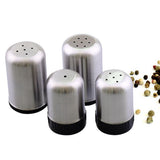 Maxbell 2pcs Stainless Steel Spice Shaker BBQ Condiment Seasoning Box Dispenser 5 Holes S