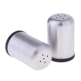 Maxbell 2pcs Stainless Steel Spice Shaker BBQ Condiment Seasoning Box Dispenser 5 Holes L