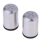 Maxbell 2pcs Stainless Steel Spice Shaker BBQ Condiment Seasoning Box Dispenser 5 Holes L