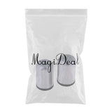 Maxbell 2pcs Stainless Steel Spice Shaker BBQ Condiment Seasoning Box Dispenser 7 Holes L
