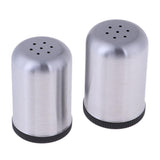 Maxbell 2pcs Stainless Steel Spice Shaker BBQ Condiment Seasoning Box Dispenser 7 Holes L