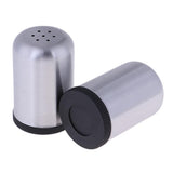 Maxbell 2pcs Stainless Steel Spice Shaker BBQ Condiment Seasoning Box Dispenser 7 Holes L