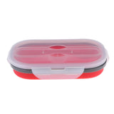 Maxbell Collapsible Camping Bowl 850ml Outdoor Silicone Hiking Travel Bowl Red