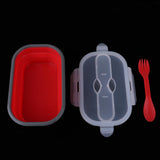 Maxbell Collapsible Camping Bowl 850ml Outdoor Silicone Hiking Travel Bowl Red