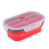 Maxbell Collapsible Camping Bowl 850ml Outdoor Silicone Hiking Travel Bowl Red