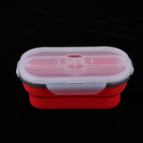 Maxbell Collapsible Camping Bowl 850ml Outdoor Silicone Hiking Travel Bowl Red