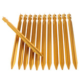 Maxbell Aluminum Alloy Tent Stake Three-Sided Y-Beam Design Tent Peg Tent Nail 12pcs