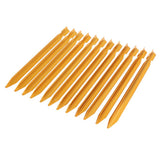 Maxbell Aluminum Alloy Tent Stake Three-Sided Y-Beam Design Tent Peg Tent Nail 12pcs