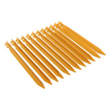 Maxbell Aluminum Alloy Tent Stake Three-Sided Y-Beam Design Tent Peg Tent Nail 12pcs