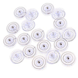 Maxbell 20Pcs DIY Plastic Bobbin Spool For Singer Household Sewing Machine 25 x 11mm