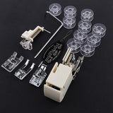 Maxbell 1 Set Low Shank Sewing Machine Presser Feet Set For Domestic Sewing Machines