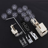 Maxbell 1 Set Low Shank Sewing Machine Presser Feet Set For Domestic Sewing Machines