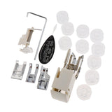Maxbell 1 Set Low Shank Sewing Machine Presser Feet Set For Domestic Sewing Machines
