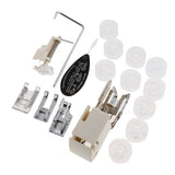 Maxbell 1 Set Low Shank Sewing Machine Presser Feet Set For Domestic Sewing Machines