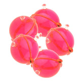 Maxbell 5pcs Double Hole Round Fishing Bobber Air-lock Floats Indicator 32mm