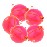 Maxbell 5pcs Double Hole Round Fishing Bobber Air-lock Floats Indicator 32mm