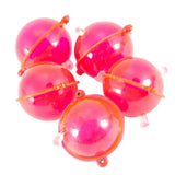 Maxbell 5pcs Double Hole Round Fishing Bobber Air-lock Floats Indicator 32mm