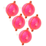 Maxbell 5pcs Double Hole Round Fishing Bobber Air-lock Floats Indicator 32mm