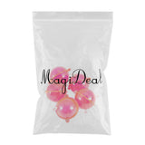 Maxbell 5pcs Double Hole Round Fishing Bobber Air-lock Floats Indicator 32mm