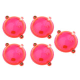 Maxbell 5pcs Double Hole Round Fishing Bobber Air-lock Floats Indicator 32mm