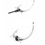 Maxbell 50pcs Carp Rig Ring Stops Fishing Hook Stopper Clutch Stopper Bait Holder