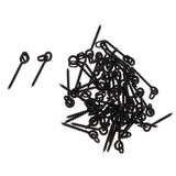 Maxbell 50 Pieces Lengthened Carp Boilie Bait Screw Swivel Fishing Terminal Tackle