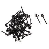 Maxbell 50 Pieces Lengthened Carp Boilie Bait Screw Swivel Fishing Terminal Tackle