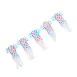 Max 5pcs Squid Baits Octopus Lures Soft Trolling Fishing Lures A