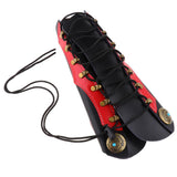 Max Archery Arm Guard Forearm Safety Protector for Traditional Bow Hunting Red
