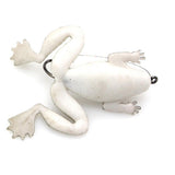 Max 5pcs Frog Fishing Lures Soft Topwater Frog Crankbait with Hook Gray