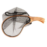 Maxbell Fly Fishing Landing Net Mesh Trout Catch & Release Foldable Net with Handle
