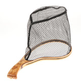 Maxbell Fly Fishing Landing Net Mesh Trout Catch & Release Foldable Net with Handle
