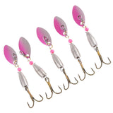 Max 5X Metal Fishing Lures Spinnerbait Bass Mandarin Fish for Ocean Lake River D