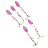 Max 5X Metal Fishing Lures Spinnerbait Bass Mandarin Fish for Ocean Lake River D
