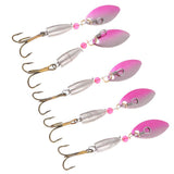 Max 5X Metal Fishing Lures Spinnerbait Bass Mandarin Fish for Ocean Lake River D