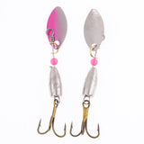 Max 5X Metal Fishing Lures Spinnerbait Bass Mandarin Fish for Ocean Lake River D