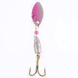 Max 5X Metal Fishing Lures Spinnerbait Bass Mandarin Fish for Ocean Lake River D