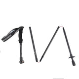 Maxbell Foldable Hiking Trekking Pole 5 Section Adjustable Alpenstock Walking Stick