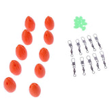 Max 10 Pieces Bombarda Sbirolino Floating Trout Pose Fly Fishing Floats Orange