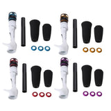 Max EVA Handle Kit Spray Painted Reel Seat DIY Fishing Rod Accessory Blue