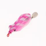 Max 5pcs Fishing Lures Snakehead Frog Fishing Lure for Blackfish with Spinner