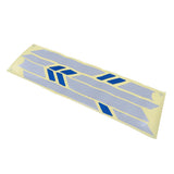 Max Night Riding Reflective Stickers Set for XiaoMi Scooter Pro White+Blue+White