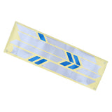 Max Night Riding Reflective Stickers Set for XiaoMi Scooter Pro White+Blue+White